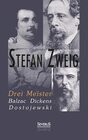 Buchcover Drei Meister: Balzac, Dickens, Dostojewski