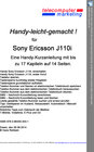 Buchcover SONY-ERICSSON J110i leicht-gemacht