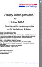 Buchcover Nokia 2600-leicht-gemacht