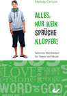 Buchcover Alles, nur kein Sprücheklopfer!