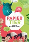 Buchcover PAPIERtier – Saustark! Papercraft mit Wildschwein und Tapirfamilie