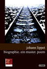 Buchcover biographie. ein muster. poem