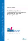 Buchcover Produktklassenspezifisches Supply Management in strategischen Netzwerken der Textil- und Bekleidungsindustrie