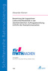 Buchcover Bewertung der kapazitiven Lieferantenflexibilität in der überbetrieblichen Auftragsabwicklung mithilfe des Realoptionsan