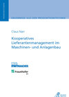 Buchcover Kooperatives Lieferantenmanagement im Maschinen- und Anlagenbau