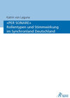 Buchcover "PER SONARE" Rollentypen und Stimmwirkung im Synchronland Deutschland