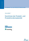 Buchcover Kennlinien der Produkt- und Produktionskomplexität