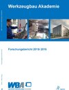 Buchcover Forschungsbericht 2015/ 2016