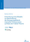 Buchcover Entwicklung eines Modells zur Beschreibung der Bewegungsabläufe