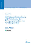 Buchcover Methode zur Beschreibung und Optimierung des Anregungsverhaltens von Planetengetrieben