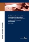 Buchcover Ein Beitrag zur Messung statischer und dynamischer Eigenschaften von elektro-magneto-mechanischen Energiewandlern und de