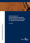 Buchcover Untersuchungen zur ergonomiegerechten Gestaltung der Mensch-Maschine-Schnittstellen von aktuellen Pkw-Bremsanlagen