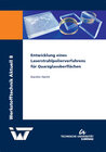 Buchcover Entwicklung eines Laserstrahlpolierverfahrens für Quarzglasoberflächen