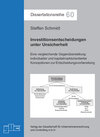 Buchcover Investitionsentscheidungen unter Unsicherheit