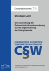 Buchcover Die Auswirkung der Datenschutz-Grundverordnung auf die Digitalisierung der Energiewende