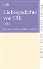 Buchcover Liebesgedichte von Ulli Teil 2