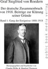 Buchcover Der deutsche Zusammenbruch von 1918. Beiträge zur Klärung seiner Gründe