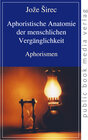 Buchcover Aphoristische Anatomie der menschlichen Vergänglichkeit