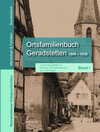 Buchcover Ortsfamilienbuch Geradstetten 1660 – 1930