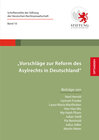 Buchcover Vorschläge zur Reform des Asylrechts in Deutschland