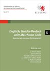 Buchcover Englisch, Gender-Deutsch oder Maschinen-Code