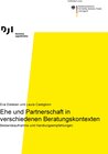 Buchcover Ehe und Partnerschaft in verschiedenen Beratungskontexten