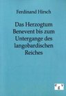 Buchcover Das Herzogtum Benevent bis zum Untergange des langobardischen Reiches