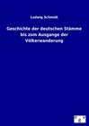 Buchcover Geschichte der deutschen Stämme bis zum Ausgange der Völkerwanderung