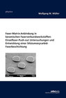 Buchcover Faser-Matrix-Anbindung in keramischen Faserverbundwerkstoffen: Einzelfaser-Push-out Untersuchungen und Entwicklung einer
