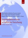 Buchcover Sozialarbeitswissenschaftliche Forschung