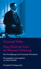 Buchcover Hugo Preuß, der Vater der Weimarer Verfassung