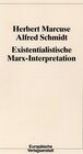 Buchcover Existentialistische Marx-Interpretation