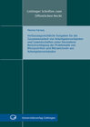 Buchcover Verfassungsrechtliche Vorgaben für die Zusammenarbeit von Arbeitgeberverbänden und Gewerkschaften unter besonderer Berüc
