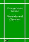 Buchcover Menander und Glycerion