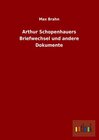 Buchcover Arthur Schopenhauers Briefwechsel und andere Dokumente