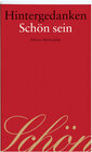Buchcover Hintergedanken. Schön sein