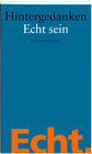 Buchcover Hintergedanken. Echt sein