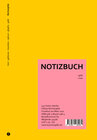 Buchcover Wende-Notizbuch