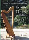 Buchcover Duette für Harfe und Blockflöte