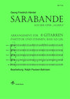Buchcover Sarabande (aus der Oper "Almira")
