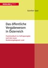 Buchcover Das öffentliche Vergabewesen in Österreich