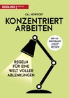 Buchcover Konzentriert arbeiten