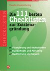Buchcover Die 111 besten Checklisten zur Existenzgründung