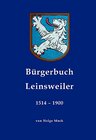Buchcover Bürgerbuch Leinsweiler 1514-1900