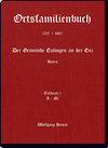 Buchcover Ortsfamilienbuch Eutingen an der Enz 1707-1907