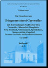 Buchcover Die Einwohner der Bürgermeisterei Gersweiler vor 1906