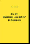 Buchcover Die drei Herbergen zum Stern in Göppingen