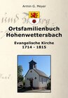 Buchcover Ortsfamilienbuch Hohenwettersbach 1714-1815