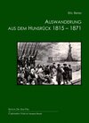 Buchcover Auswanderung aus dem Hunsrück 1815–1871