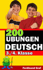 Buchcover 200 Übungen Deutsch Klasse 3 und 4